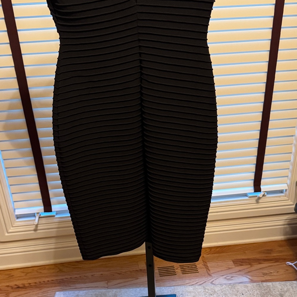 Calvin Klein Elegant Black Mini Dress Size 4 - Picture 7 of 8
